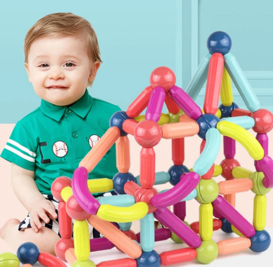 Clamec|Gioco educativo magnetico 64 pz