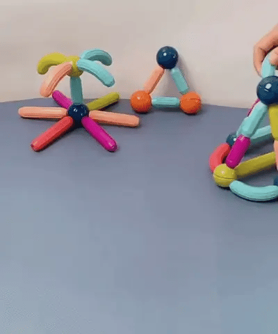 Clamec|Gioco educativo magnetico 64 pz