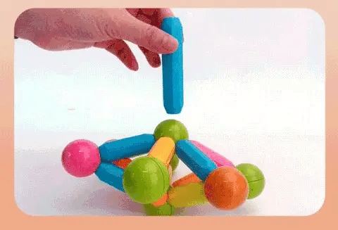 Clamec|Gioco educativo magnetico 64 pz
